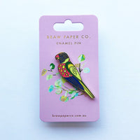 Braw Enamel Pin - Rainbow Lorikeet