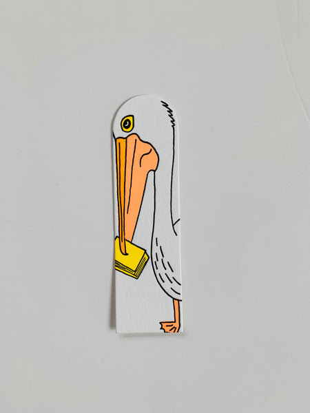 Little Paper House Press Bookmark - Pelican