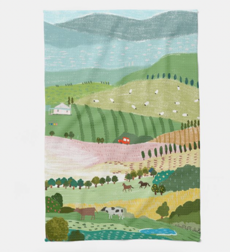 Suki McMaster Tea Towel - Country