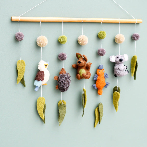 Felt Wall Hanging - Aust Animals