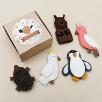 Felt Finger Puppets - Aust Animals Galah