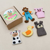 Felt Story Finger Puppets - Old Macdonald