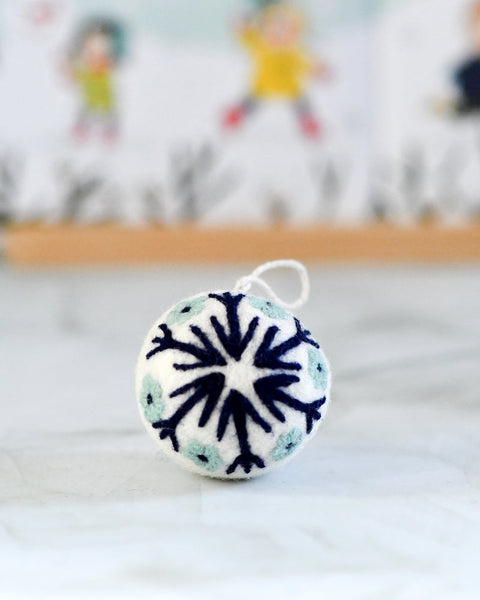 Felt Bauble - Snowflake