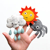 Felt Story Finger Puppets - Incy Wincy Spider