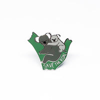 Red Parka Pin - Save the Koala