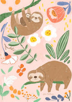 Suki McMaster Card - Sloth Family